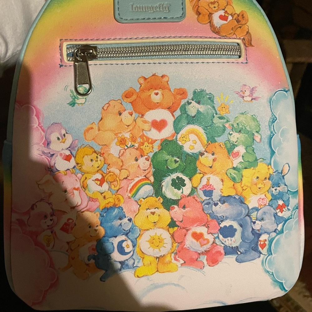 Loungefly Care Bears Pastel Rainbow Backpack
